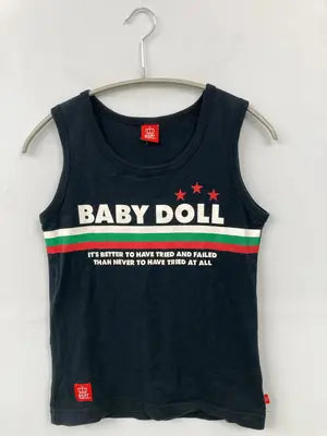 BABYDOLL/ベビードール/タンクトップ/トップス/ブラック/XS