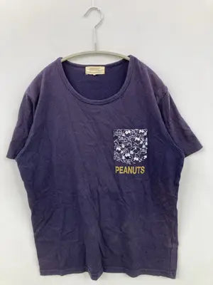 PEANUTS/ピーナッツ/Tシャツ/カットソー/トップス/ネイビー/M