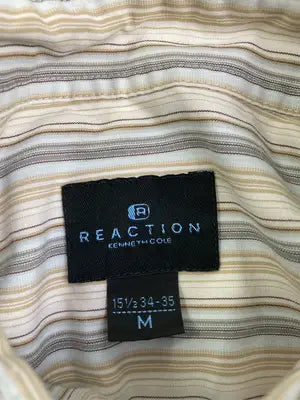 REACTION/シャツ/ブラウス/トップス/ベージュ/M 15 1/2  34-35