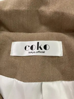 coko/テーラードジャケット/ジャケット/アウター/ブラウン
