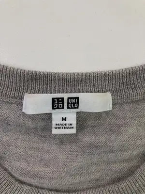 UNIQLO/ユニクロ/Tシャツ/カットソー/トップス/グレー/M