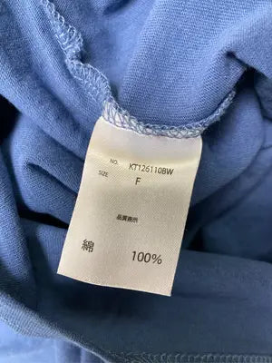 kutir/クティール/Tシャツ/カットソー/トップス/ブルー/F