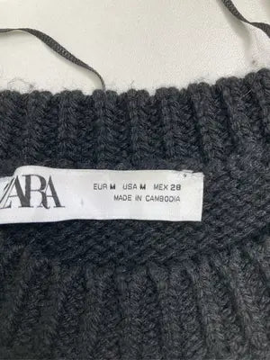 ZARA/ザラ/ニット/セーター/トップス/ブラック/EUR M