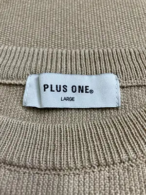 PLUS ONE/プラスワン/ベスト/トップス/ベージュ/L