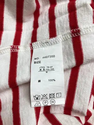 Tシャツ/カットソー/トップス/レッド/M