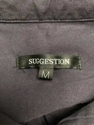 SUGGESTION/サジェスチョン/シャツ/ブラウス/トップス/ブラック/M