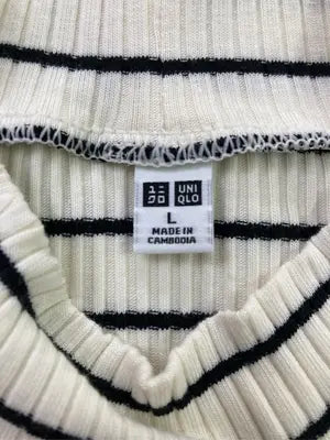 UNIQLO/ユニクロ/Tシャツ/カットソー/トップス/ホワイト/L