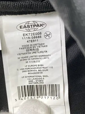 EASTPAK/イーストパック/ショルダーバッグ/バッグ/ブラック