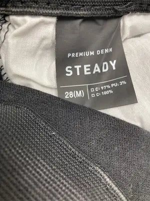 STEADY/ステディ/デニムパンツ/パンツ/ブラック/28（M）