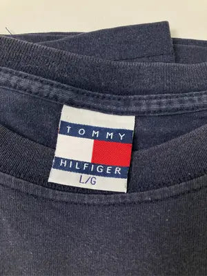 TOMMY HILFIGER/トミーヒルフィガー/Tシャツ/カットソー/トップス/ネイビー/L/G