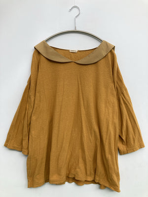 noannu/ノアンヌ/Tシャツ/カットソー/トップス/オレンジ/5L