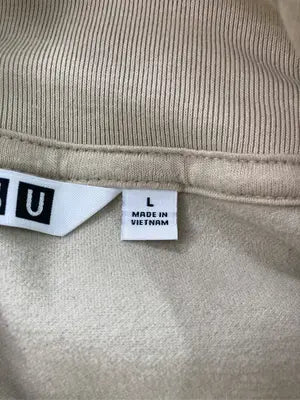 UNIQLO U/ユニクロユー/スウェット/トップス/ベージュ/L
