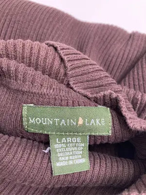 MOUNTAIN LAKE/ニット/セーター/トップス/ブラウン/LARGE