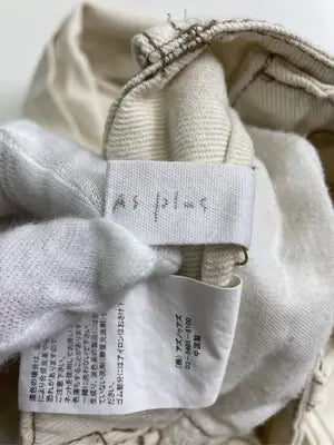 As know as plus/アズノゥアズプラス/デニムパンツ/パンツ/アイボリー/F