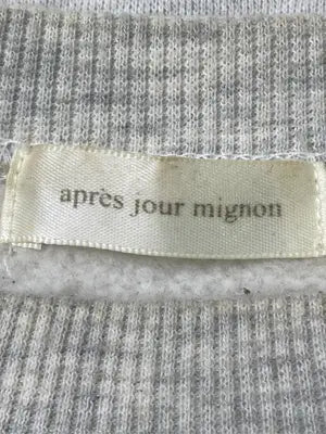 apres jour mignon/アプレジュールミニョン/スウェット/トップス/グレー/F