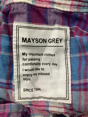 MAYSON GREY/メイソングレイ/シャツ/ブラウス/トップス/スカイブルー/2