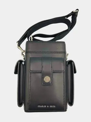 CHARLES & KEITH/チャールズアンドキース/ショルダーバッグ/バッグ/ブラック
