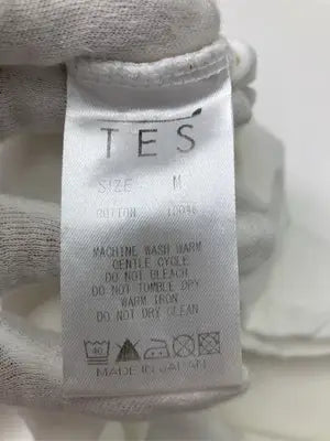 TES/テス/Tシャツ/カットソー/トップス/ホワイト/M