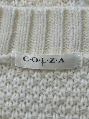 COLZA/コルザ/ニット/セーター/トップス/アイボリー/L