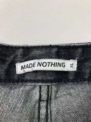 MADE NOTHING/デニムパンツ/パンツ/ブラック/XL