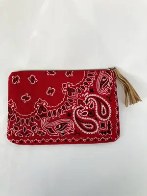 ポーチ/財布/小物/レッド