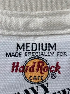 Hard Rock CAFE/ハードロックカフェ/Tシャツ/カットソー/トップス/ベージュ/MEDIUM