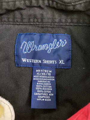 Wrangler/ラングラー/シャツ/ブラウス/トップス/レッド/XL