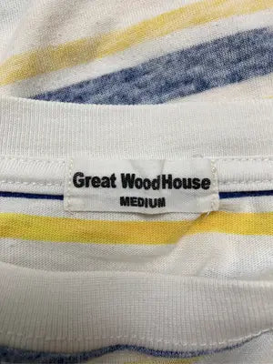 GREAT WOOD HOUSE/Tシャツ/カットソー/トップス/ホワイト/MEDIUM