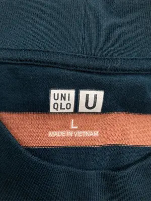 UNIQLO U/ユニクロユー/Tシャツ/カットソー/トップス/ネイビー/L