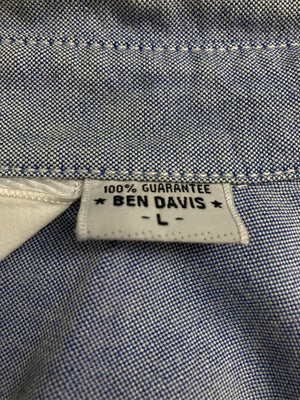 BEN DAVIS/ベンデイビス/シャツ/ブラウス/トップス/スカイブルー/L
