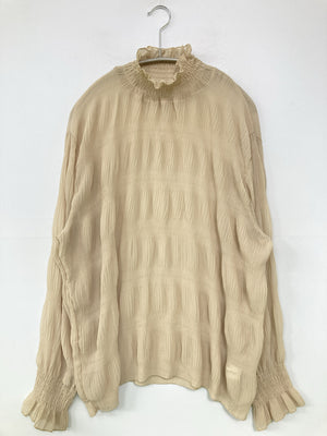Shang Pin/シャツ/ブラウス/トップス/ベージュ/ONE SIZE