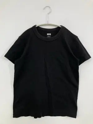 UNIQLO/ユニクロ/Tシャツ/カットソー/トップス/ブラック/L