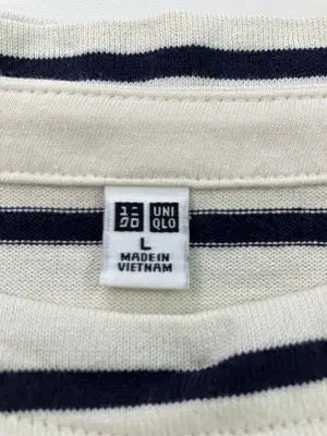 UNIQLO/ユニクロ/Tシャツ/カットソー/トップス/アイボリー/L