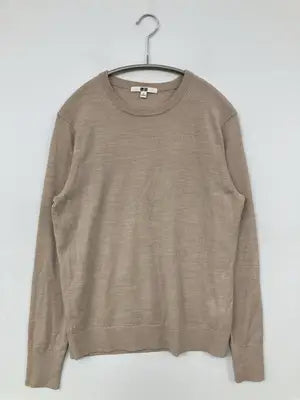 UNIQLO/ユニクロ/ニット/セーター/トップス/ベージュ/M