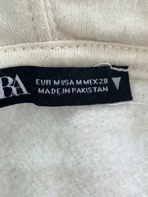 ZARA/ザラ/パーカー/トップス/アイボリー/USA M