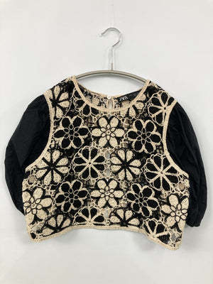 ZARA/ザラ/ニット/セーター/トップス/ブラック/EUR S/USA S/MEX 26