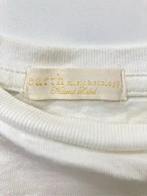 earth music&ecology/アースミュージックアンドエコロジー/Tシャツ/カットソー/トップス/ホワイト/FREE
