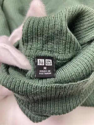 UNIQLO/ユニクロ/ニット/セーター/トップス/グリーン/M