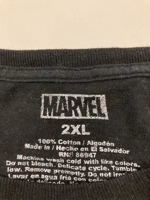 MARVEL/マーベル/Tシャツ/カットソー/トップス/ブラック/2XL