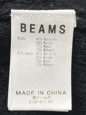 BEAMS/ビームス/カーディガン/ボレロ/トップス/ブラック/L
