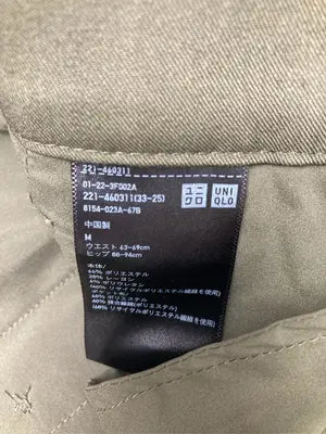 UNIQLO/ユニクロ/チノパンツ/パンツ/ブラック/M   ウエスト63-69cm   ヒップ88-94cm