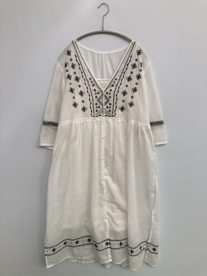 GLOBAL WORK/グローバルワーク/シャツワンピース/ワンピース/ドレス/ホワイト/M