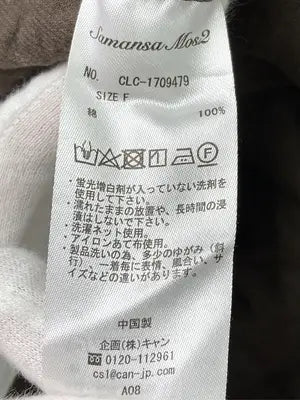 Samansa Mos2/サマンサモスモス/シャツ/ブラウス/トップス/ブラウン/F