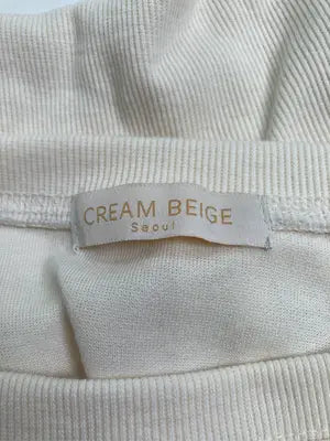 CREAM BEIGE/Tシャツ/カットソー/トップス/アイボリー