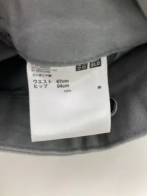UNIQLO/ユニクロ/その他パンツ/パンツ/グレー/ウエスト67cm　ヒップ94cm