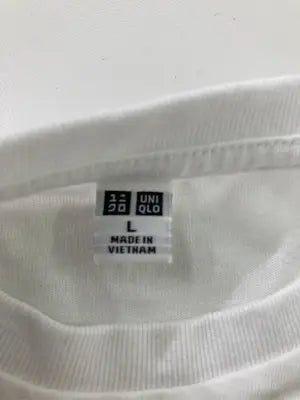 UNIQLO/ユニクロ/Tシャツ/カットソー/トップス/ホワイト/L