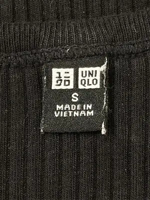 UNIQLO/ユニクロ/Tシャツ/カットソー/トップス/ブラック/S