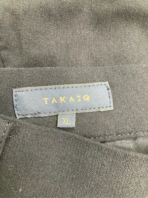 TAKA-Q/タカキュー/スラックス/パンツ/ブラック/XL