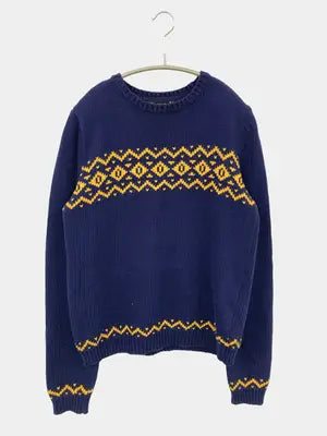 ZARA/ザラ/ニット/セーター/トップス/ネイビー/M