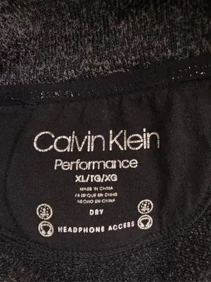 Calvin Klein/カルバンクライン/ノーカラージャケット/ジャケット/アウター/ブラック/XL